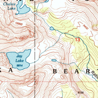 United States Geological Survey Tumble Mountain, MT (1996, 24000-Scale) digital map