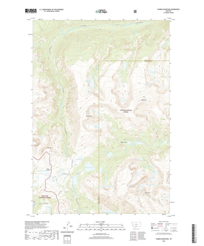 United States Geological Survey Tumble Mountain, MT (2020, 24000-Scale) digital map