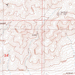 United States Geological Survey Tumbleweed Flat, NV (1985, 24000-Scale) digital map