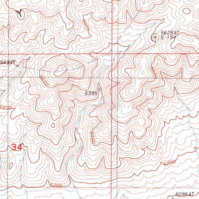 United States Geological Survey Tumbleweed Flat, NV (1985, 24000-Scale) digital map