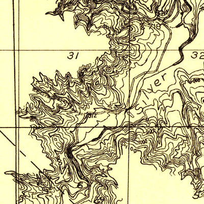 United States Geological Survey Tumey Hills, CA (1921, 31680-Scale) digital map