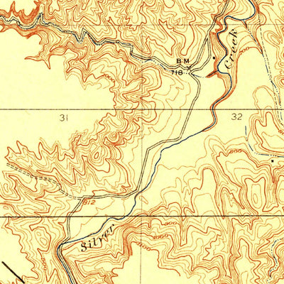 United States Geological Survey Tumey Hills, CA (1924, 31680-Scale) digital map