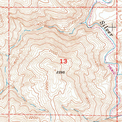 United States Geological Survey Tumey Hills, CA (1956, 24000-Scale) digital map