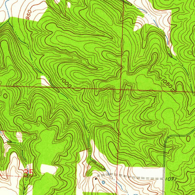 United States Geological Survey Tunas, MO (1960, 24000-Scale) digital map