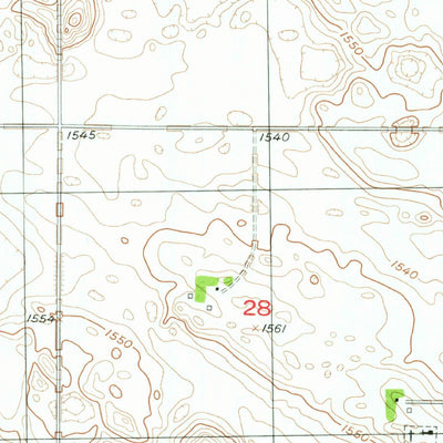 United States Geological Survey Tunbridge, ND (1954, 24000-Scale) digital map