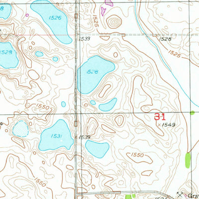 United States Geological Survey Tunbridge, ND (1954, 24000-Scale) digital map