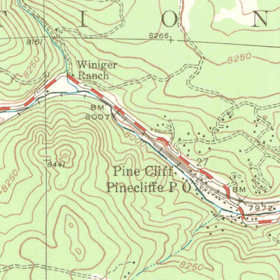 United States Geological Survey Tungsten, CO (1942, 24000-Scale) digital map