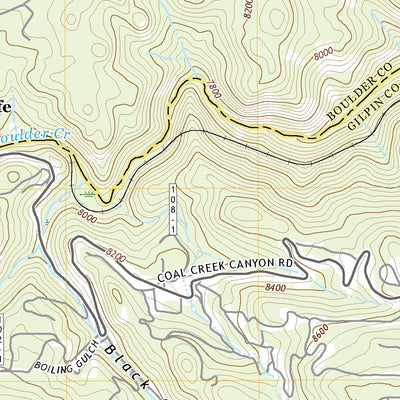 United States Geological Survey Tungsten, CO (2022, 24000-Scale) digital map