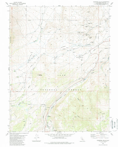United States Geological Survey Tungsten Hills, CA (1982, 24000-Scale) digital map