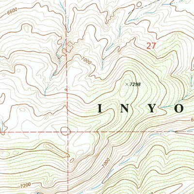 United States Geological Survey Tungsten Hills, CA (1990, 24000-Scale) digital map