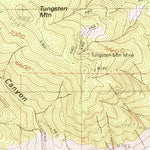United States Geological Survey Tungsten Mountain, NV (1990, 24000-Scale) digital map