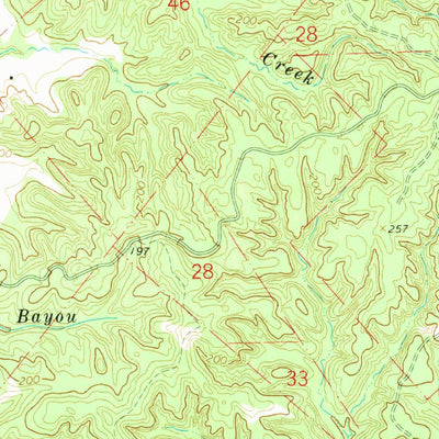United States Geological Survey Tunica, MS-AR (1965, 24000-Scale) digital map