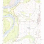 United States Geological Survey Tunica, MS-AR (1981, 24000-Scale) digital map