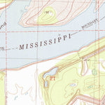 United States Geological Survey Tunica, MS-AR (1981, 24000-Scale) digital map