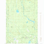 United States Geological Survey Tunis, MI (1985, 24000-Scale) digital map