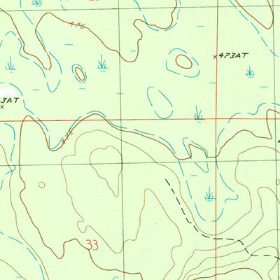 United States Geological Survey Tunis, MI (1985, 24000-Scale) digital map