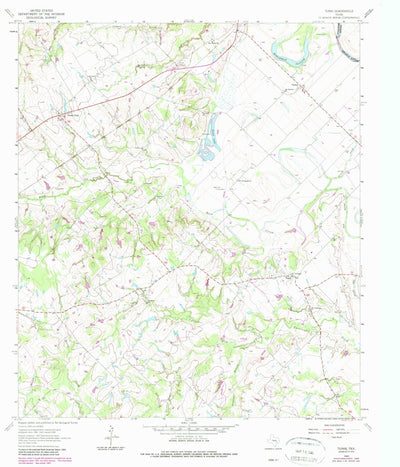 United States Geological Survey Tunis, TX (1962, 24000-Scale) digital map