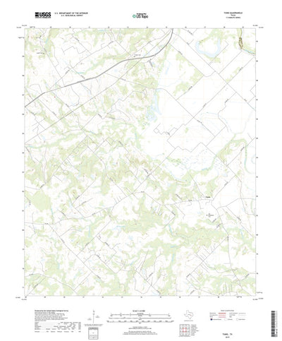 United States Geological Survey Tunis, TX (2019, 24000-Scale) digital map
