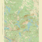 United States Geological Survey Tunk Lake, ME (1942, 62500-Scale) digital map