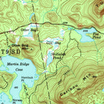 United States Geological Survey Tunk Lake, ME (1957, 62500-Scale) digital map