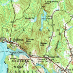 United States Geological Survey Tunk Lake, ME (1957, 62500-Scale) digital map