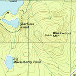 United States Geological Survey Tunk Lake, ME (1982, 24000-Scale) digital map