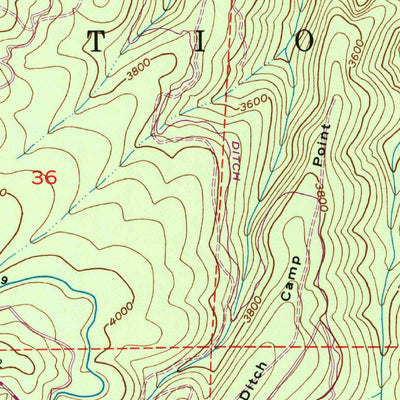 United States Geological Survey Tunnel Hill, CA (1950, 24000-Scale) digital map
