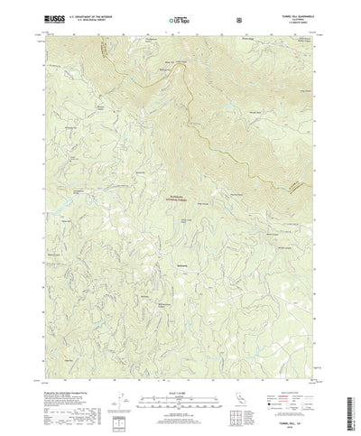 United States Geological Survey Tunnel Hill, CA (2018, 24000-Scale) digital map