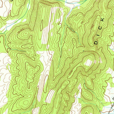 United States Geological Survey Tunnel Hill, GA (1943, 24000-Scale) digital map