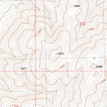 United States Geological Survey Tunnel Spring, NV (1981, 24000-Scale) digital map