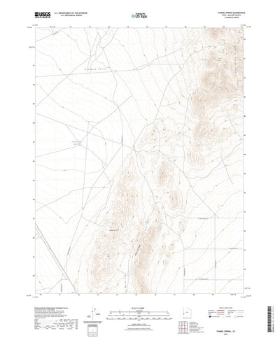 United States Geological Survey Tunnel Spring, UT (2023, 24000-Scale) digital map
