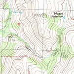United States Geological Survey Tunnison Mountain, CA (1989, 24000-Scale) digital map