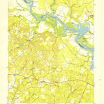 United States Geological Survey Tunstall, VA (1949, 24000-Scale) digital map