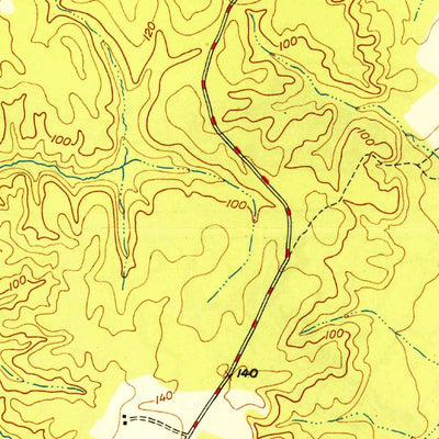 United States Geological Survey Tunstall, VA (1949, 24000-Scale) digital map