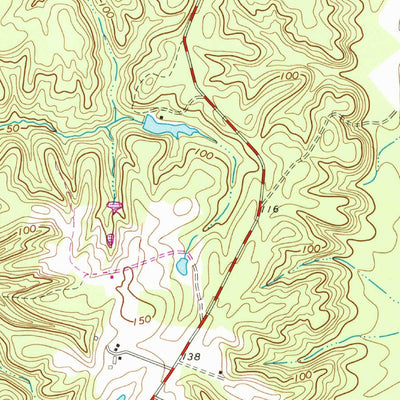United States Geological Survey Tunstall, VA (1966, 24000-Scale) digital map
