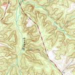 United States Geological Survey Tunstall, VA (1966, 24000-Scale) digital map