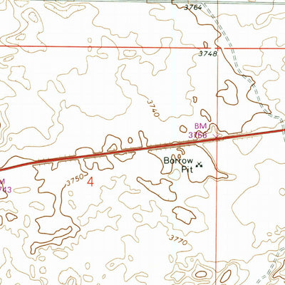 United States Geological Survey Tunupa, ID (1971, 24000-Scale) digital map