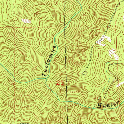 United States Geological Survey Tuolumne, CA (1948, 24000-Scale) digital map