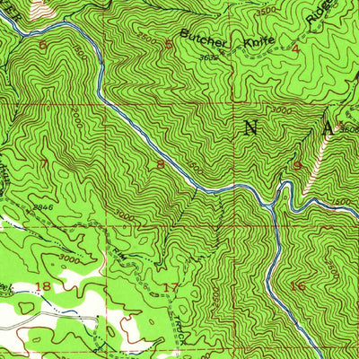 United States Geological Survey Tuolumne, CA (1948, 62500-Scale) digital map