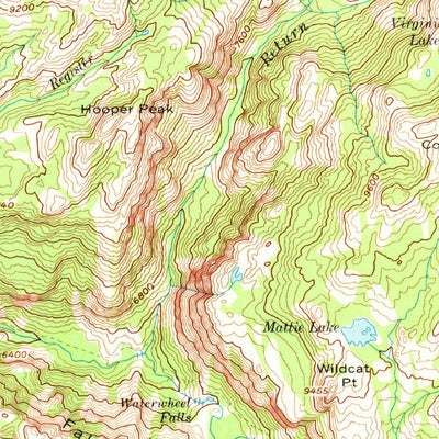 United States Geological Survey Tuolumne Meadows, CA (1956, 62500-Scale) digital map