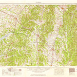 United States Geological Survey Tupelo, MS-AL-TN (1958, 250000-Scale) digital map