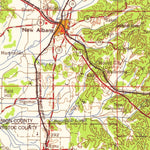 United States Geological Survey Tupelo, MS-AL-TN (1958, 250000-Scale) digital map