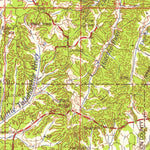 United States Geological Survey Tupelo, MS-AL-TN (1958, 250000-Scale) digital map