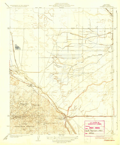 United States Geological Survey Tupman, CA (1933, 31680-Scale) digital map