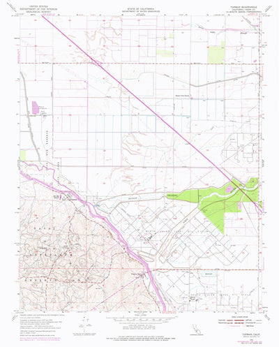 United States Geological Survey Tupman, CA (1954, 24000-Scale) digital map