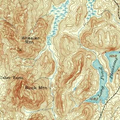 United States Geological Survey Tupper Lake, NY (1907, 62500-Scale) digital map