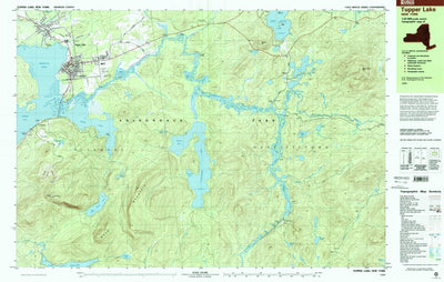 United States Geological Survey Tupper Lake, NY (1999, 25000-Scale) digital map