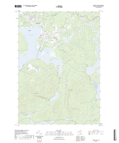 United States Geological Survey Tupper Lake, NY (2023, 24000-Scale) digital map