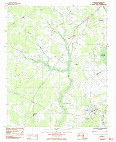 United States Geological Survey Turbeville, SC (1983, 24000-Scale) digital map