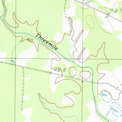 United States Geological Survey Turbeville, SC (1983, 24000-Scale) digital map